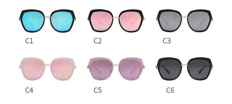 Square sunglasses women men brand designer vintage classics black ploygon eye wear female male driver shades-3