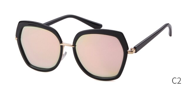 Square sunglasses women men brand designer vintage classics black ploygon eye wear female male driver shades-12