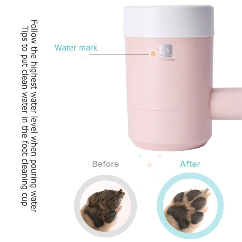 Portable Dog Paw Cleaner Cup for Small Large Dogs Pet Feet Washer Pet Cat Dirty Paw Cleaning Cup Soft Silicone Foot Wash Tool-10