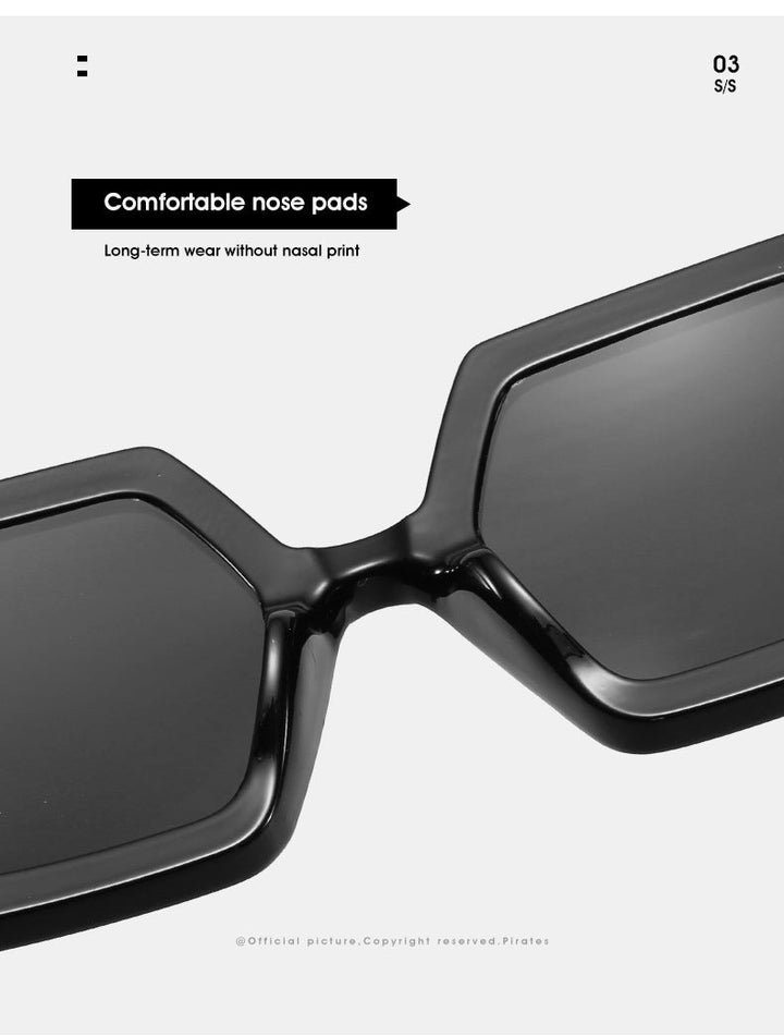 Vintage Polygon Chain Sunglasses Women Men 2020 Luxury Brand Design Retro Hexagon Oversized Sun Glasses Shades Male-15