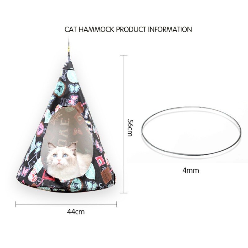 Hammock for Hamster Rat Bag Sable Guinea Pig Super Soft Hanging Cage Plush Nest Small Pet Warm 44x56cm-5