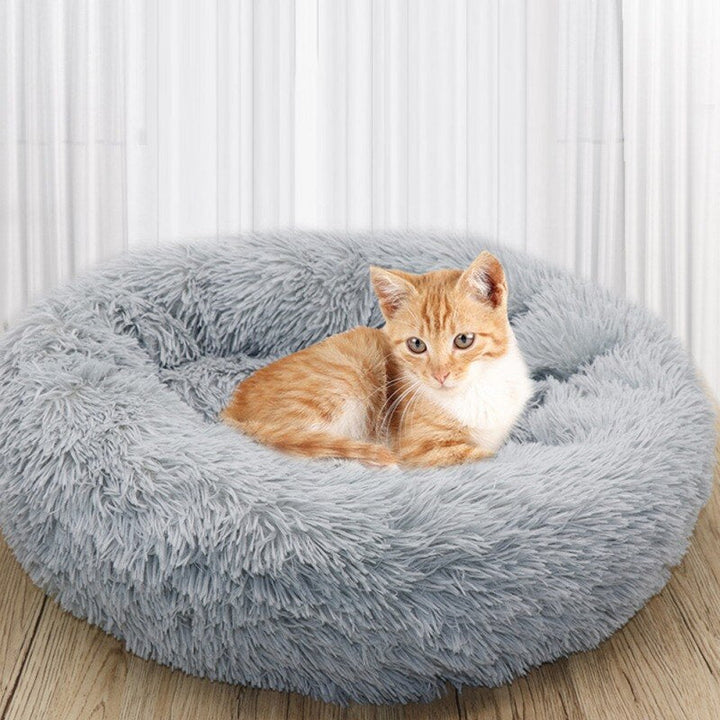 Super Soft Dog Bed Plush Cat Mat Dog Beds For Large Dogs Bed Labradors House Round Cushion Pet Product Accessories-8