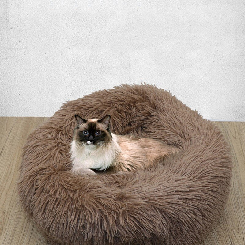 Super Soft Dog Bed Plush Cat Mat Dog Beds For Large Dogs Bed Labradors House Round Cushion Pet Product Accessories-16