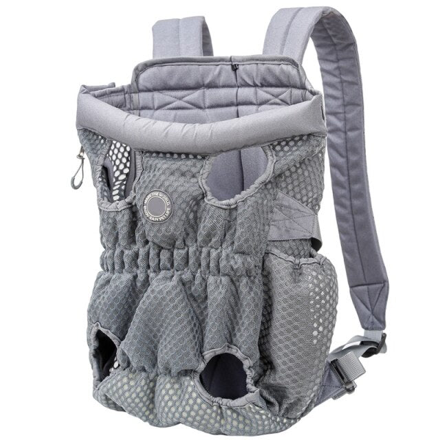 Pet Dog Carrier Backpack Breathable Outdoor Travel Products Bags For Small Medium Dog Cat Chihuahua Pets Mesh Shoulder-4