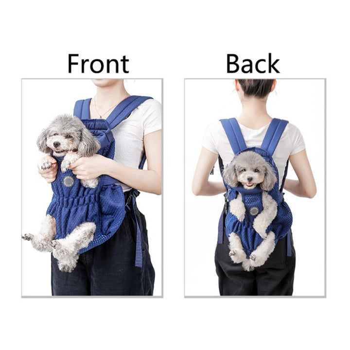 Pet Dog Carrier Backpack Breathable Outdoor Travel Products Bags For Small Medium Dog Cat Chihuahua Pets Mesh Shoulder-16