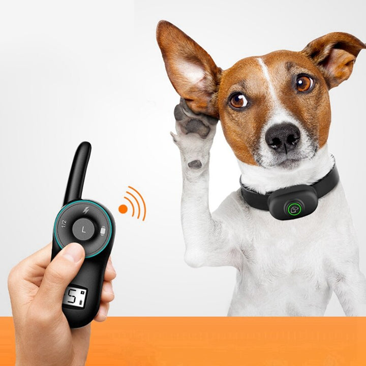 Pet Waterproof Training Collars Stop Barking Dog Rechargeable Ultrasonic Collars Pet Dog Anti Bark Collar Control Train-8