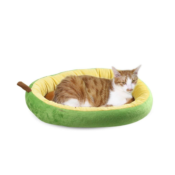 Pet Cat House for Dog Mat Warm Bed Small cats Beds Nest for Dogs Avocado Shape Sleeping Bags Comfortable Kennel Sofa-4