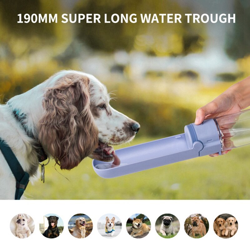 420ML Portable Plastic Pet Water Bottle
