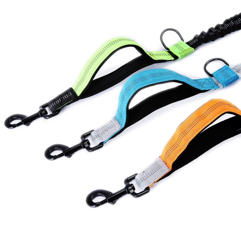 Leash Traction Rope Pet Dog Running Belt Elastic Hands Freely Jogging Pull Dog Leash 2 Colors-7
