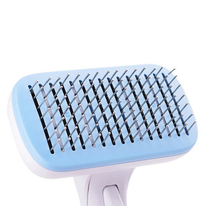 Self Cleaning Slicker Brush for Dog and Cat Removes Undercoat Tangled Hair Massages Pratical Pet Comb Improves Circulation-6