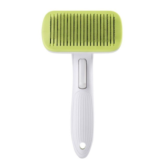 Self Cleaning Slicker Brush for Dog and Cat Removes Undercoat Tangled Hair Massages Pratical Pet Comb Improves Circulation-4
