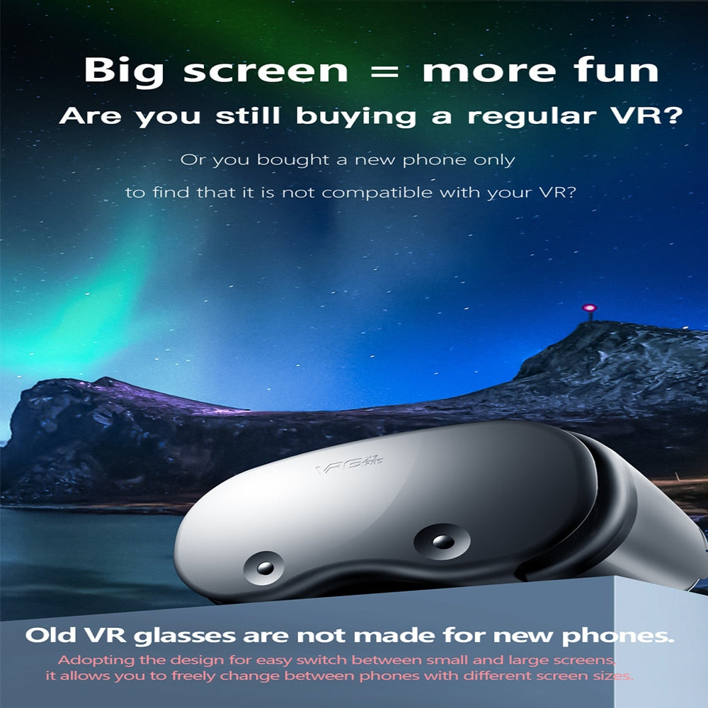 3D VR Myopia Converter Headset For 5" - 7"  Smartphones