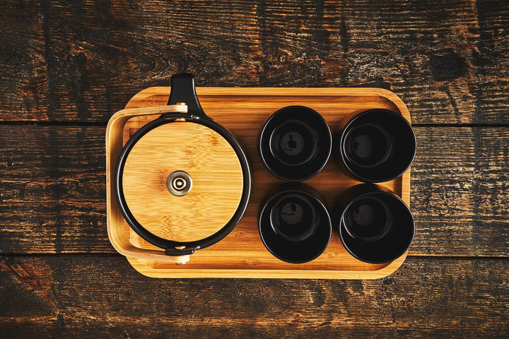 B.TEALY The Eichu Tea-Set in Black Ceramic