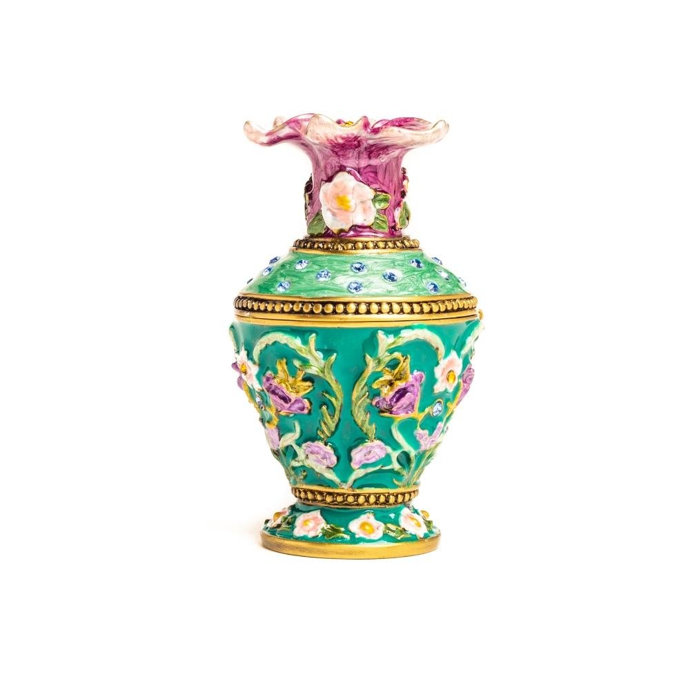 Green Vase Trinket Box-2