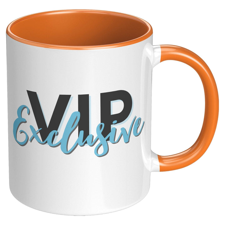 Coffee Cup, Accent Ceramic Mug 11oz, VIP Exclusive Blue