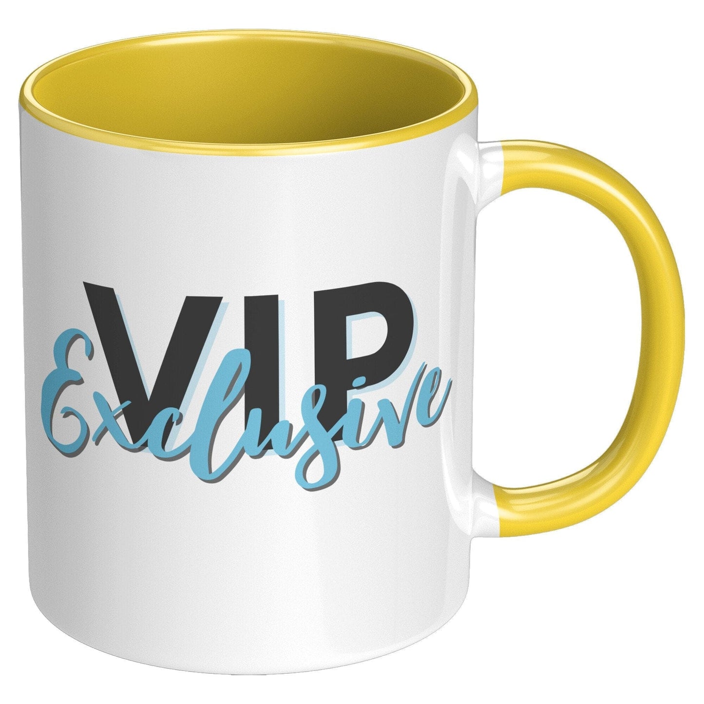 Coffee Cup, Accent Ceramic Mug 11oz, VIP Exclusive Blue